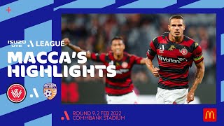 Western Sydney Wanderers v Perth Glory  Maccas® Highlights  Isuzu UTE ALeague [upl. by Coreen]