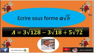 exercice corrigé N° 5 racine carré apic 3 [upl. by Venita]