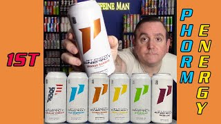 1st Phorm Energy Drink Review All flavors tasted and ranked [upl. by Johnette542]