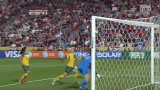 WNT vs Australia Abby Wambach Goal  Sept 19 2012 [upl. by Cherish]