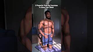 3 Powerful Push up Exercises To Grow Your Chest ✅ [upl. by Nutsud757]