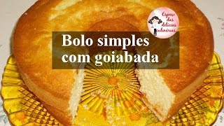 Bolo simples com goiabada [upl. by Stannfield]