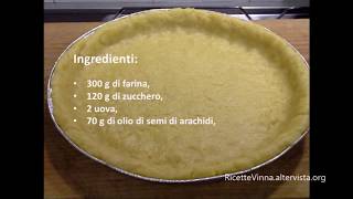 Pasta frolla senza lattosio  ricetta base [upl. by Aryl]