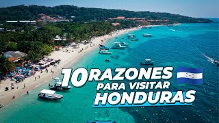 10 sitios de HONDURAS 🇭🇳 que DEBES VISITAR 👉🏻🌴 [upl. by Yllas]