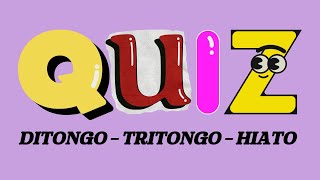 Pratique com o Quiz Ditongo tritongo e hiato [upl. by Allys]