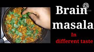 Brain Masala in different taste Easy and tasty brain masala [upl. by Siramaj]