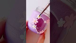 Aesthetic jar painting  Bottle Art painting art shorts [upl. by Revorg]