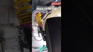 KW coilover in action mstangberg kwsuspension shorts viral [upl. by Alioz]