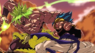 Ssj blue Gogeta vs Broly EPIC ENDING [upl. by Margreta959]