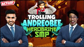 AndreoBee trolled by Ujjwal amp GamerFleet in HEROBRINE SMP🤣 Highlight GamerFleet [upl. by Vashtia360]