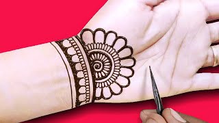 front hand mehndi designeasy beautiful and stylish Arabic mehndiहोली स्पेशल आसान अरेबिक मेहंदी [upl. by Aicnorev]