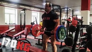 Denis Cyplenkov 170 KG BICEPS CURL World Record Денис Цыпленков [upl. by Raney357]