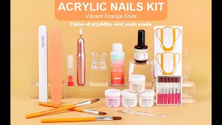 Saviland ACRYLIC NAIL KIT WITH ELECTRIC NAIL DRILL  052OZ  SA0762 [upl. by Ainatit]