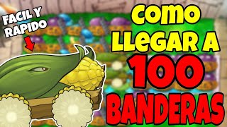 COMO LLEGAR A 100 BANDERAS EN EL BATALLON INFINITO  pvz parte 2 [upl. by Jackqueline]