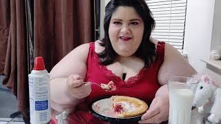 Cherry Pie Mukbang [upl. by Nanahs16]