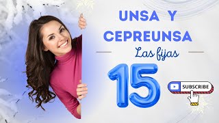 15 LAS FIJAS PARA TU EXAMEN CEPRUNSA  UNSA [upl. by Rather]