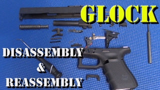 Full Disassembly and Reassembly of a Glock Pistol [upl. by Eirallam]