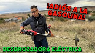 Las DESBROZADORAS de GASOLINA la ENVIDIARÁN Desbrozando a BATERÍA 2000m de parcela [upl. by Carola]