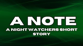 A Note a night watchers short storyan English project I made all the music In remixlive [upl. by Asante]