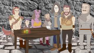 Funhaus Twits and Crits DampD animated  Episode 1  The mission [upl. by Ahsinor]