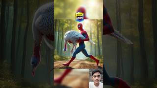 Duck 🤣 Who is best  Spriderman vs Joker vs Venom vs Captain America marvel avengers shorts [upl. by Brocklin]