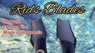 REVIEW RIDSBLADES THE BEST CARBON FINS FROM INDONESIA [upl. by Alacim]