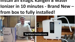 How to Install a New K8 Enagic Kangen Water Ionizer [upl. by Enelyt]