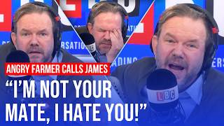 Furious farmer who hates James OBrien calls in to debate inheritance tax  LBC [upl. by Celeski]