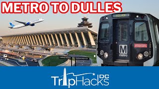 How to Ride METRO from Dulles Airport to Washington DC [upl. by Park]