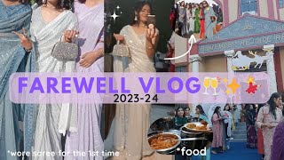 Farewell 202324 Vlog💃💅✨get ready with medancefoodmany more [upl. by Wolfgram]