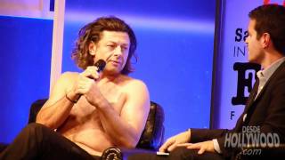 Andy Serkis Shirtless  Full Interview Entrevista Sin Camisa [upl. by Tristan]