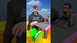 OHIO MrBeast  Baby TV amp Skibidi Man Jumping over Open Bridge into a Gigantic Toilet shorts [upl. by Acyssej993]