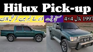 Hilux Double cabin Pick up  Quetta Registration Commercial  1997  Madni Tahir [upl. by Artima]