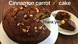 Carrot cinnamon cake  Carrot cake recipe  Cinnamon Carrot Cake [upl. by Sal]