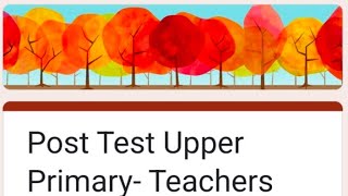 🔥Teachers training PRETEST POST TEST ANSWERS 🚀🎯 [upl. by Borreri]