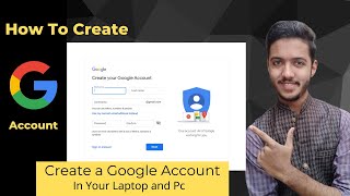 Laptop or Computer Pe Gmail Account Kaise Banaye  How To Create Gmail Account On Computer [upl. by Gesner]