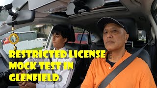 Restricted license mock test for Trent in Glenfield [upl. by Oibaf587]