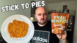 STICK TO MAKING PIES   Fray Bentos CHICKEN TIKKA amp RICE  Food Review  IT MICROWAVES IN THE BAG [upl. by Concepcion]