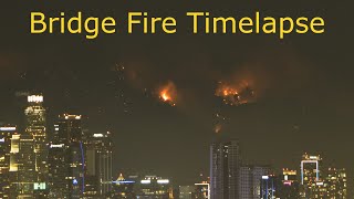 Bridge Fire Explodes in size timelapse BridgeFire [upl. by Sakul131]