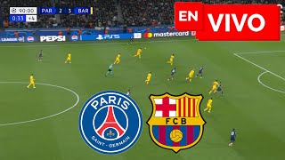 🔴 PSG 2  3 BARCELONA EN VIVO Y EN DIRECTO 🔴 CHAMPIONS LEAGUE 🏆 [upl. by Ranchod]