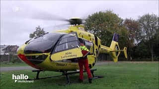 ZDF  hallo deutschland  Stress im Rettungshubschrauber 12 [upl. by Nref]