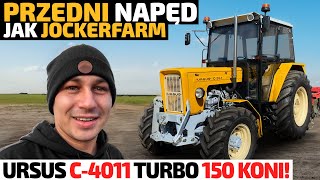 URSUS C 4011 TURBO 4X4 150 KONI  PRZEDNI NAPĘD taki jak ROBILIŚMY u JOCKERFARM [upl. by Odysseus161]