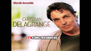 Karaoké Christian Delagrange  Réparemoi 2019 [upl. by Hathaway]