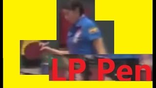 TT Player China New Long pips FH SP BH Zhou XinTong Amazing Attack [upl. by Arlana55]