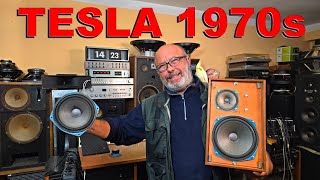 TESLA ARS 821 Reprosoustavy Vintage Speakers  Reproduktory Tesla ARN 568  Tesla ARV 168 [upl. by Folberth]