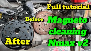 NMAX V2 Magneto amp stator cleaning [upl. by Ztnaj]