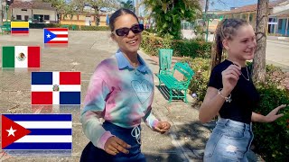 Cubanas bailando el MERENGUE de REPÚBLICA DOMINICANA 🇩🇴 influencia AFRICANA y LATINOAMÉRICANA 🇨🇺 [upl. by Adnahcal]