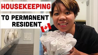 HOUSEKEEPING JOBS IN Canada to PERMANENT Resident  visit visa to work permit etc… Sarah buyucan [upl. by Darraj]