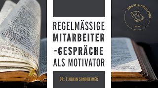 2306 Regelmässige Mitarbeitergespräche wirken als Motivator im Dienst TeamCoaching [upl. by Iht]