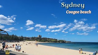 Sydney Australia  Coogee Beach Walking Tour – Sunny warm day 4K HDR [upl. by Nitsua]